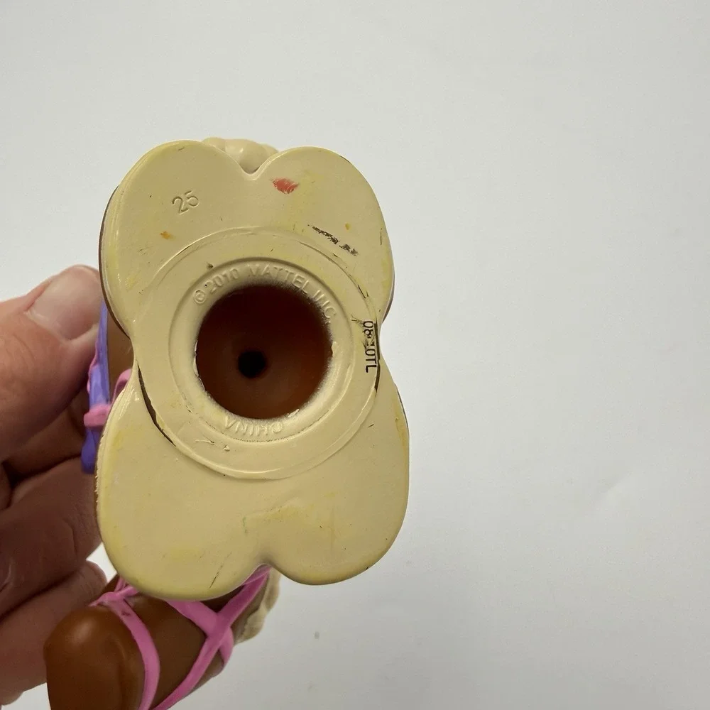 2010 Fisher Price Little People Jump N Ride Pony Pink Bridle‎ Purple Saddle HTF